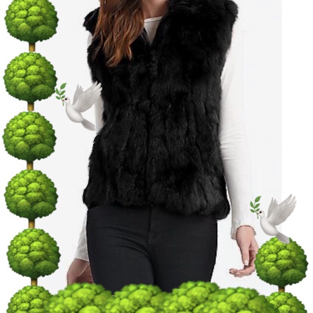 🌳🕊BISOU ~ faux fur vest